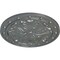 Ekena Millwork Foster Acanthus Leaf Ceiling Medallion (Fits Canopies up to 2 1/4"), 20 1/2"OD x 1 1/2"P, Platinum CM20FOPLS - alternate 2